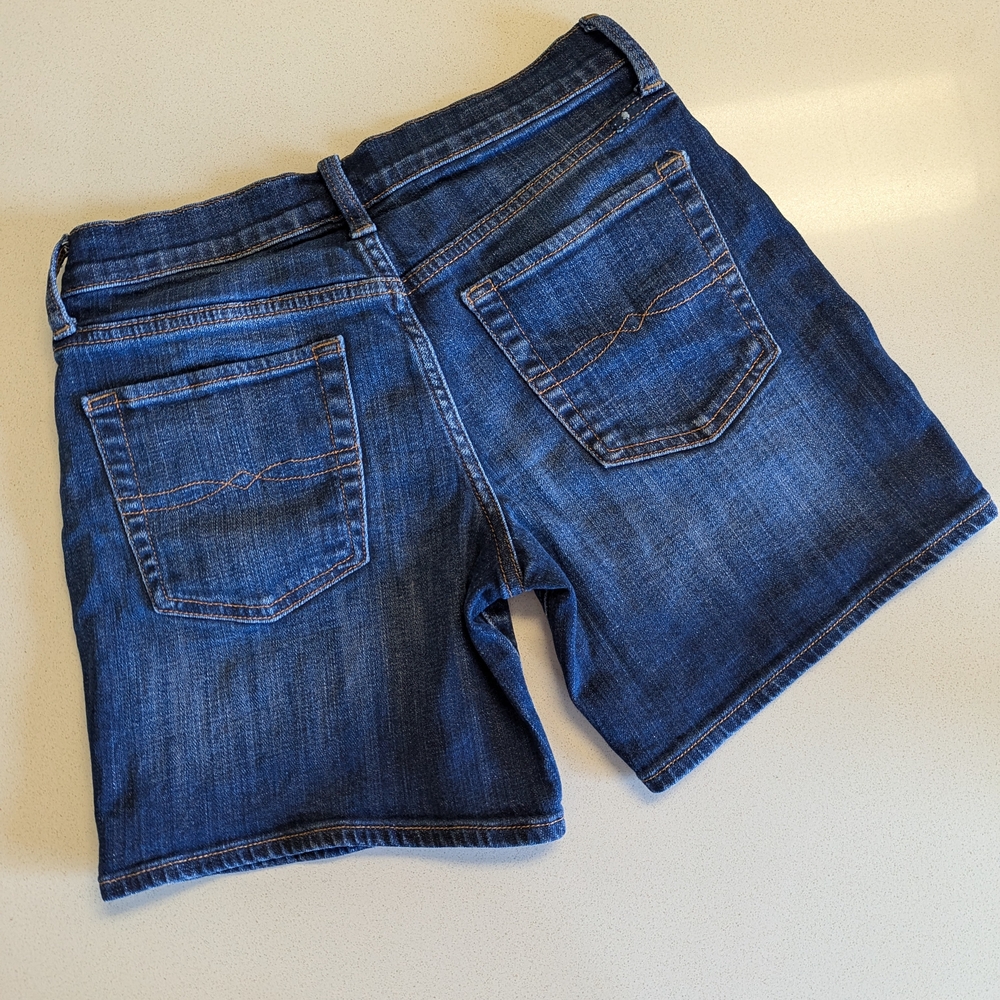 Lucky Brand | Size 24/00 | Blue Jean Shorts Classic Cut-Off Style - Picture 8 of 12